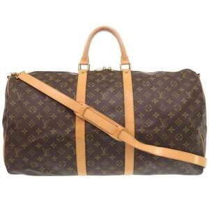 LOUIS VUITTON Authentic Brown Monogram Boston Bag
